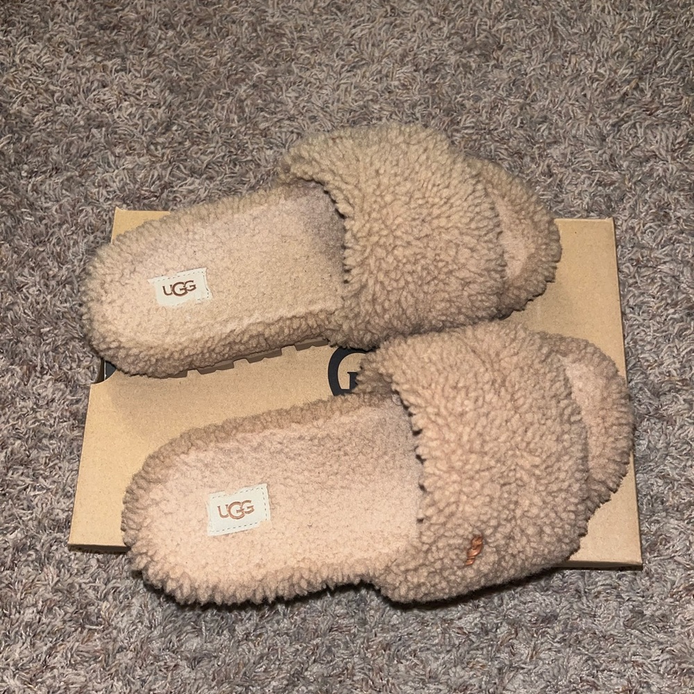 Cozetta Ugg Slipper Slides (Chestnut)